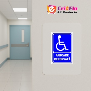 Indicator Pentru parcare rezervata, Sticker autocolant - Img 4