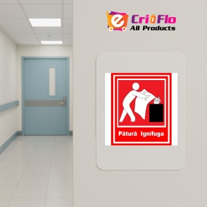 Indicator Pentru patura Ignifuga, Sticker autocolant - Img 4