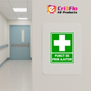 Indicator Pentru punct de prim ajutor v1, Sticker autocolant - Img 4