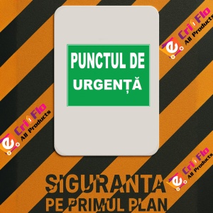 Indicator Pentru punctul de urgenta, Sticker autocolant - Img 2