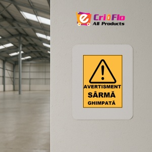 Indicator Pentru sarma ghimpata, Sticker autocolant - Img 3