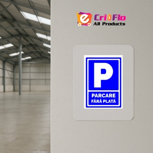 Indicator Pentru semnalizare parcare fara plata, Sticker autocolant - Img 3