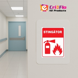 Indicator pentru stingator, Sticker autocolant - Img 4
