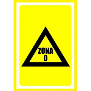 Indicator Pentru zona 0, Sticker autocolant