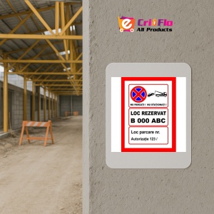 Indicator Personalizata pentru loc de parcare, Sticker autocolant - Img 5