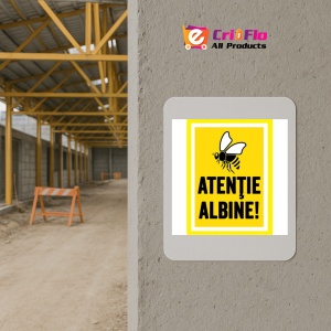 Indicator Placute atentie albine, Sticker autocolant - Img 5