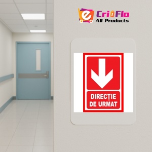 Indicator Placute pentru directie de urmat in jos, Sticker autocolant - Img 4