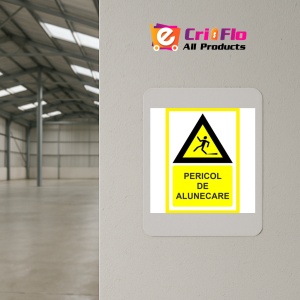 Indicator Placute pentru pericol de alunecare, Sticker autocolant - Img 3