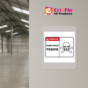 Indicator Placute pentru substante toxice, Sticker autocolant - Img 3