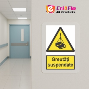 Indicator protectia muncii greutati suspendate, Sticker autocolant - Img 5