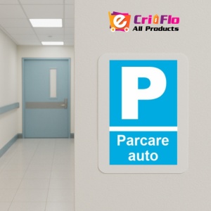Indicator protectia muncii parcare auto, Sticker autocolant - Img 5