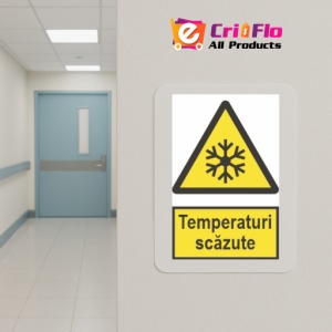 Indicator protectia muncii temperaturi scazute, Sticker autocolant - Img 5