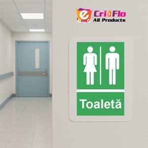 Indicator protectia muncii toaleta wc, Sticker autocolant - Img 5
