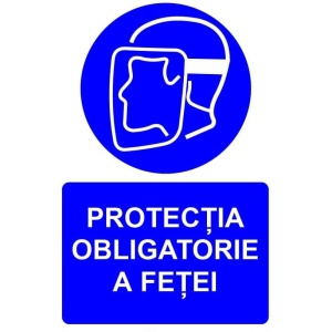 Indicator Protectia obligatorie a fetei indicator de obligativitate, Sticker autocolant