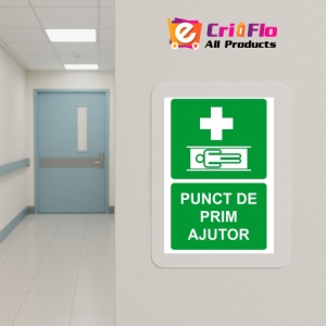 Indicator Punct de prim ajutor v1, Sticker autocolant - Img 5