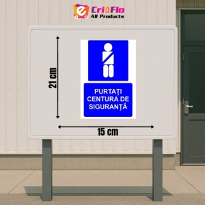 Indicator Purtati centura de siguranta indicator de obligativitate, Sticker autocolant - Img 2