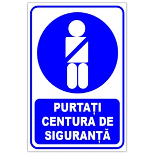 Indicator Purtati centura de siguranta v1, Sticker autocolant - Img 1