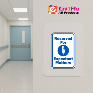 Indicator Reserved Expectant Mothers Sign, Sticker autocolant - Img 4