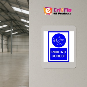 Indicator Ridicati corect, Sticker autocolant - Img 3
