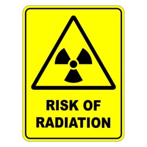 Indicator Risk Of Radiation Sign, Sticker autocolant