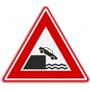 Indicator rutier pentru Platforma apa, Sticker autocolant