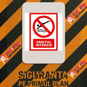 Indicator Saritul interzis, Sticker autocolant - Img 2