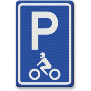 Indicator Semn de circulatie pentru motociclete, Sticker autocolant