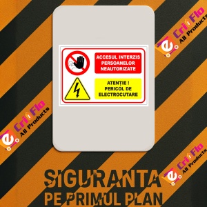 Indicator Semn de stingator cu apa, Sticker autocolant - Img 3
