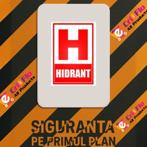 Indicator SEMN hidrant, Sticker autocolant - Img 3