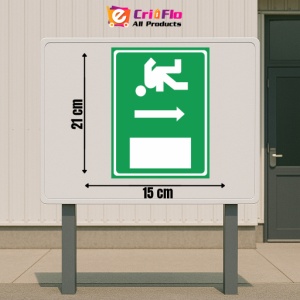 Indicator Semn iesire aici, Sticker autocolant - Img 2