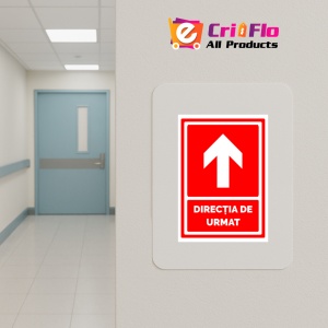 Indicator Semn pentru directia de urmat, Sticker autocolant - Img 5