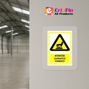 Indicator Semn pentru substante fierbinti, Sticker autocolant - Img 4