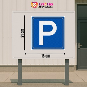 Indicator Semn rutier de circulatie parcare, Sticker autocolant - Img 2