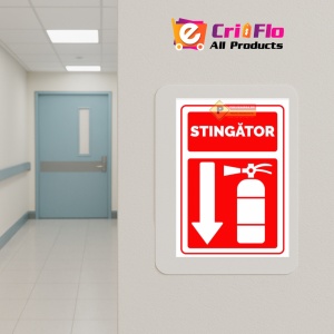 Indicator Semn stingatoare, Sticker autocolant - Img 5