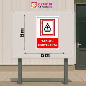 Indicator Semn tablou mentenanta, Sticker autocolant - Img 2
