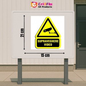 Indicator Semn video, Sticker autocolant - Img 2
