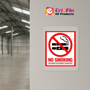 Indicator Sign no smoking including electronic cigarettes, Sticker autocolant - Img 4