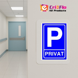 Indicator Sign privat PARKING, Sticker autocolant - Img 5