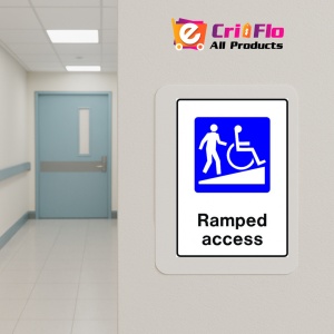 Indicator Sign ramped access, Sticker autocolant - Img 5