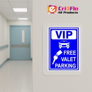 Indicator Sign vip free valet parking, Sticker autocolant - Img 5