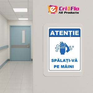 Indicator Spalati-va pe maini, Sticker autocolant - Img 5