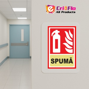 Indicator Stingatoare cu spuma, Sticker autocolant - Img 5