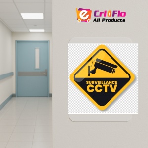Indicator Surveillance cctv sign, Sticker autocolant - Img 5