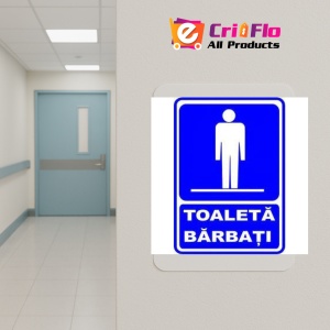 Indicator Toaleta barbati, Sticker autocolant - Img 5