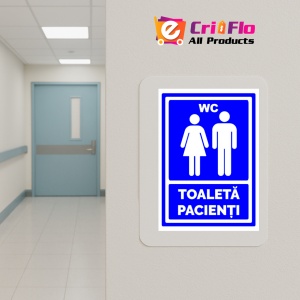 Indicator Toaleta pacienti, Sticker autocolant - Img 5