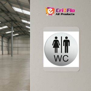 Indicator Toaleta WC Doamnelor Domnilor, Sticker autocolant - Img 4