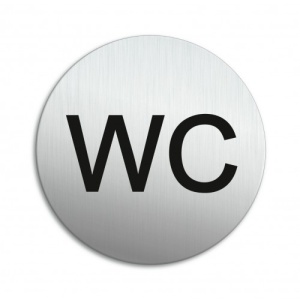 Indicator Toaleta WC Unisex, Sticker autocolant