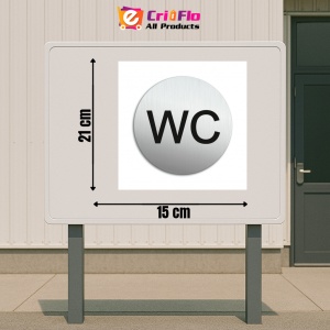 Indicator Toaleta WC Unisex, Sticker autocolant - Img 2