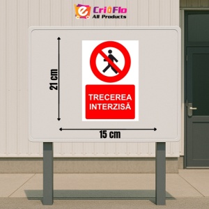Indicator Trecerea interzisa indicator de interzicere, Sticker autocolant - Img 2