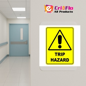 Indicator Trip Hazard Safety Sign, Sticker autocolant - Img 5